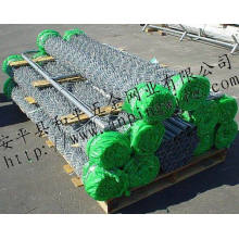 Elétrico Galvanizado Diamond Chain Link Mesh (HPZS-1010)